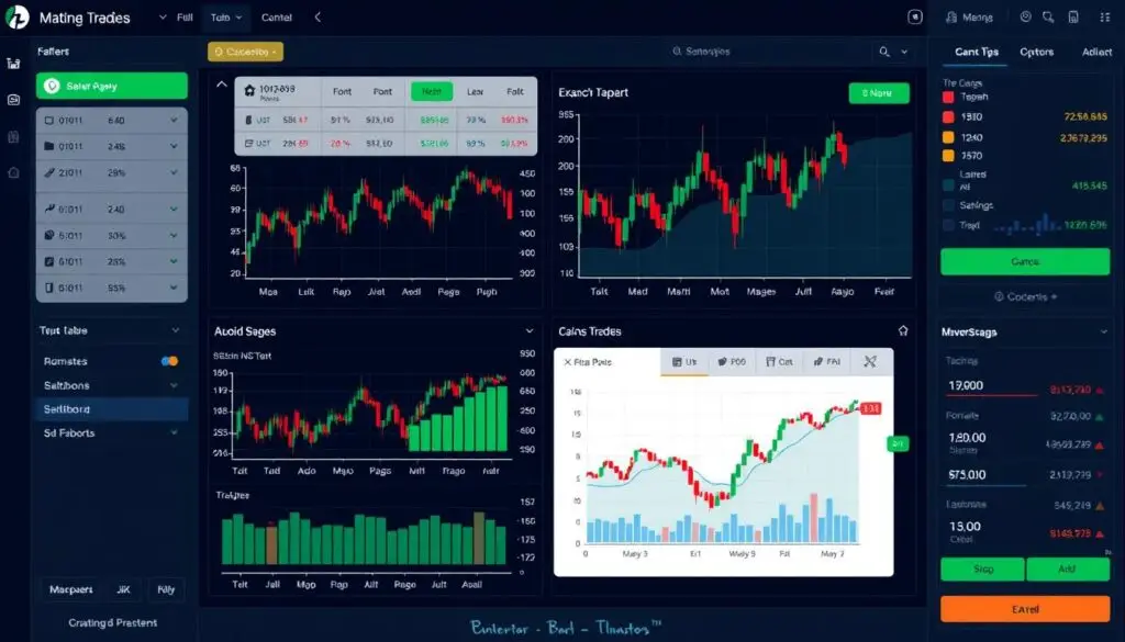 Image of a margin trading platform interface