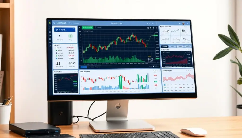 Image of a trading bot interface on a computer screen