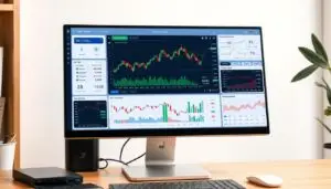 Image of a trading bot interface on a computer screen
