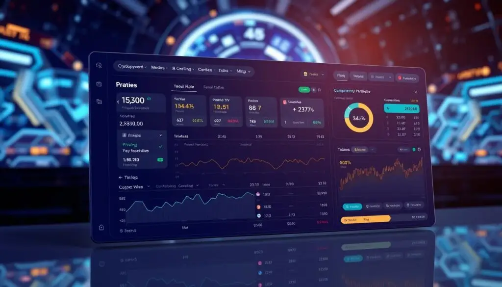 Professional cryptocurrency portfolio tracker image